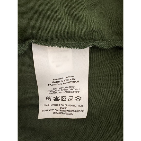 The Nike Tee Men's Size XL Long Sleeve Green Swoosh Logo Regular‎ Fit Crew Neck - Picture 4 of 7